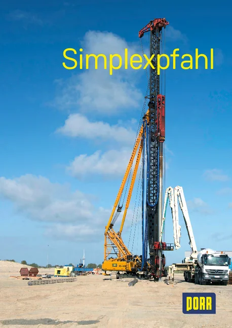 Technische Broschuere Simplexpfahl