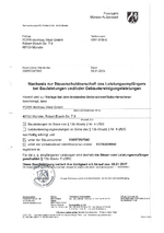 USt 1 TG Bescheinigung PORR Hochbau West GmbH