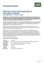 20180205 PI PORR baut in Polen Umfahrungsstrasse