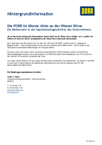 20170314 Hintergrundinfo PORR ist aelteste Aktie an der Wiener Boerse DE
