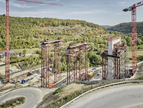 PORR DE Hochbruecke Horb Traggeruest 1